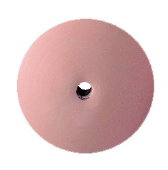 Резинка полир.силикон."линза" (3,2мм, диам.15,9мм) розовая